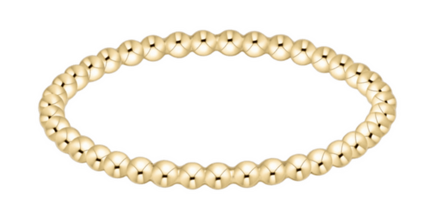 Classic Gold 1.5mm Bead Ring