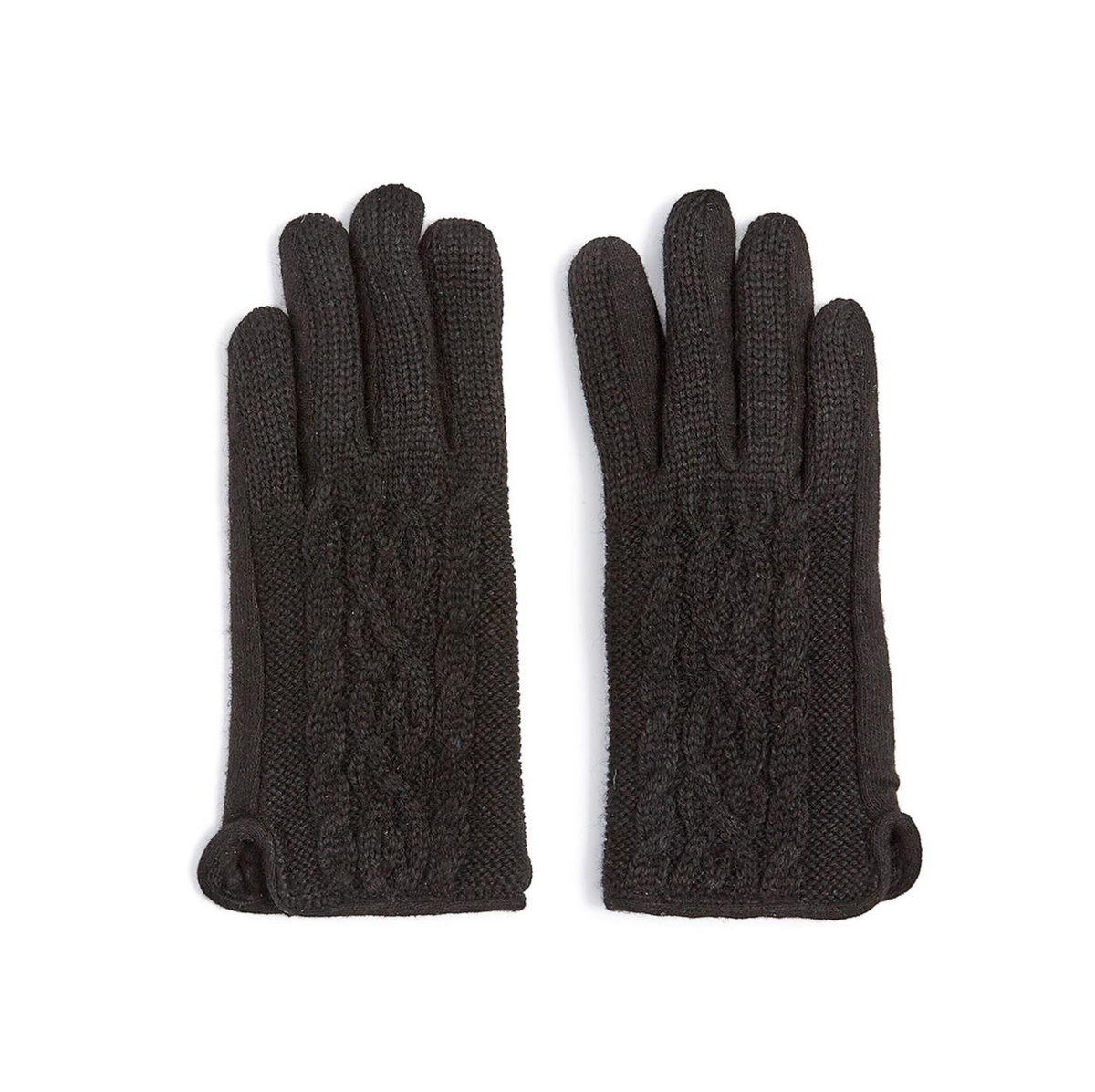 Classic Cable Glove with Microsuede Palm