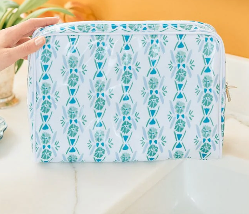 Large Patterned Toiletry Bag