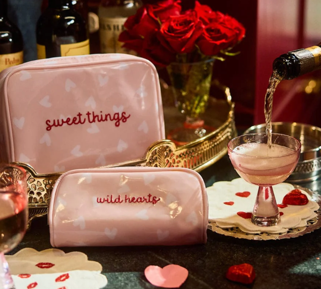 Large Patterned Toiletry Bag