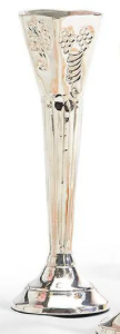 Bagatelles Single Stem Vase - Silver-Plated Brass