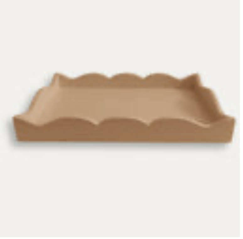 Scalloped Book Topper Tray