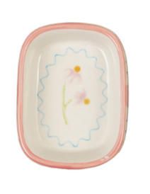 Hand Painted Fruit/Flower Trinket Dishes