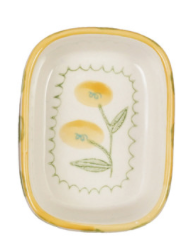 Hand Painted Fruit/Flower Trinket Dishes