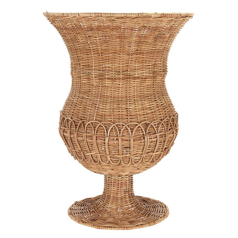 Rattan Pedestal Basket