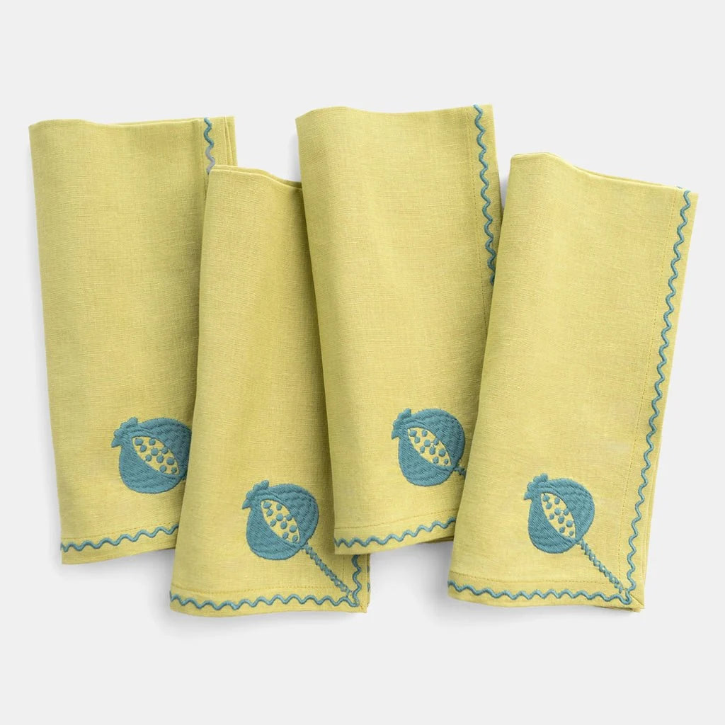 Crewel Cloth Napkin | Set of 4