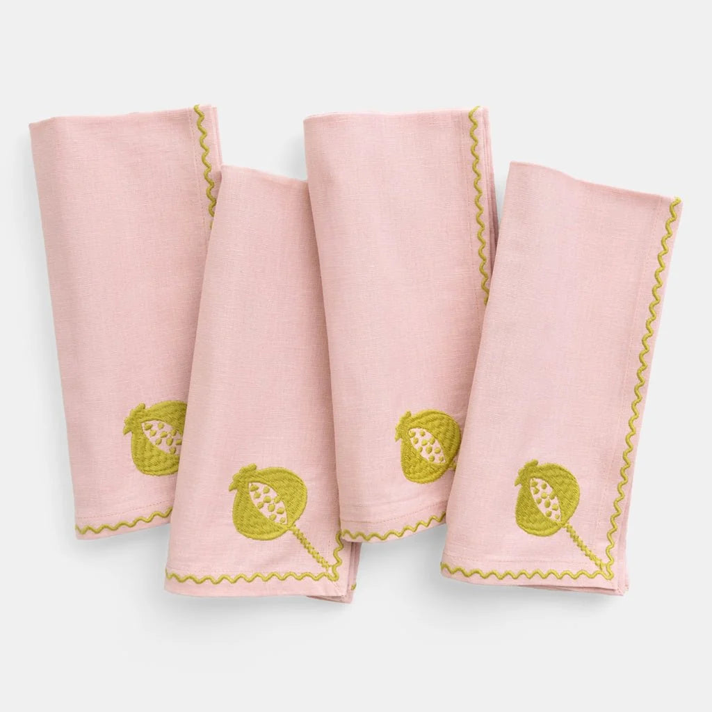 Crewel Cloth Napkin | Set of 4