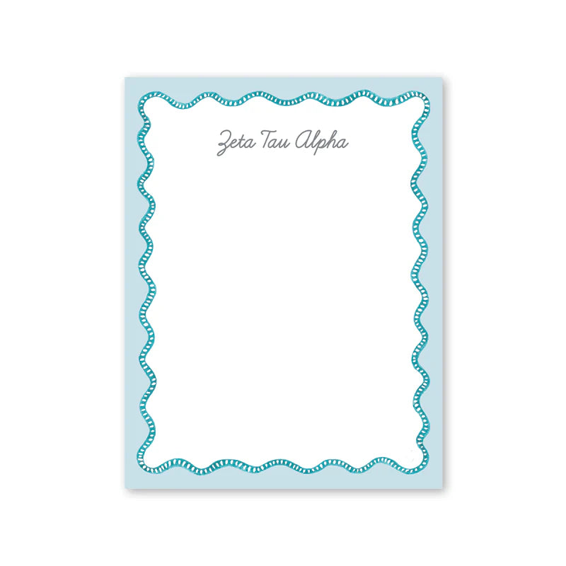 ZETA TAU ALPHA GREEK NOTEPAD