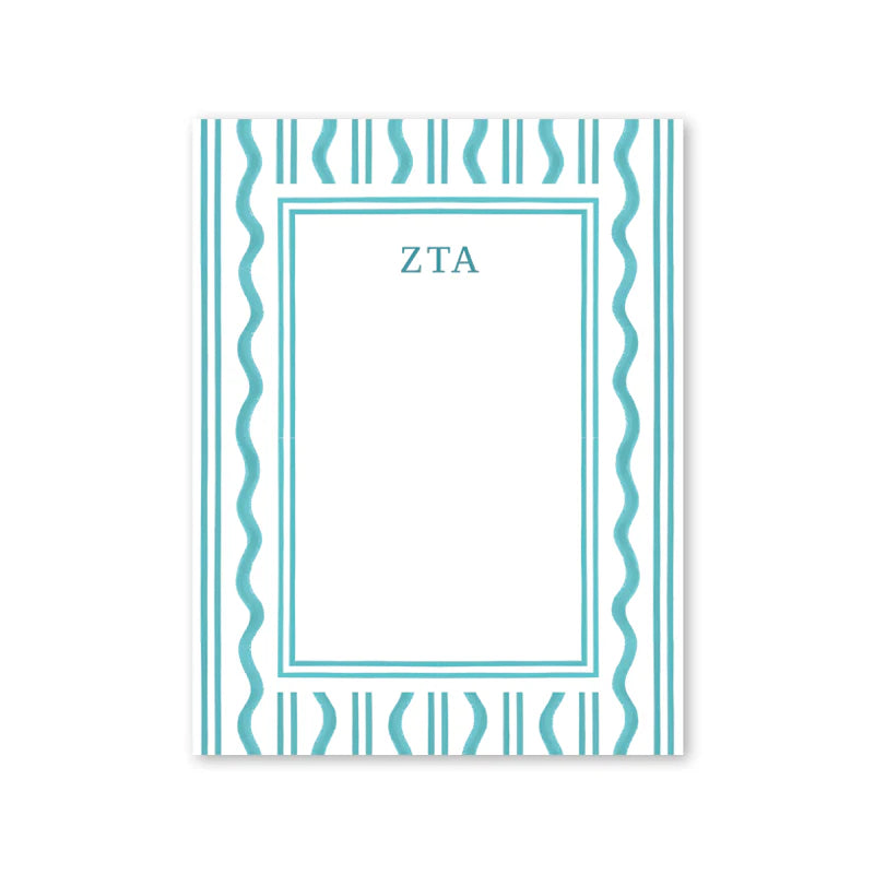 ZETA TAU ALPHA GREEK NOTEPAD