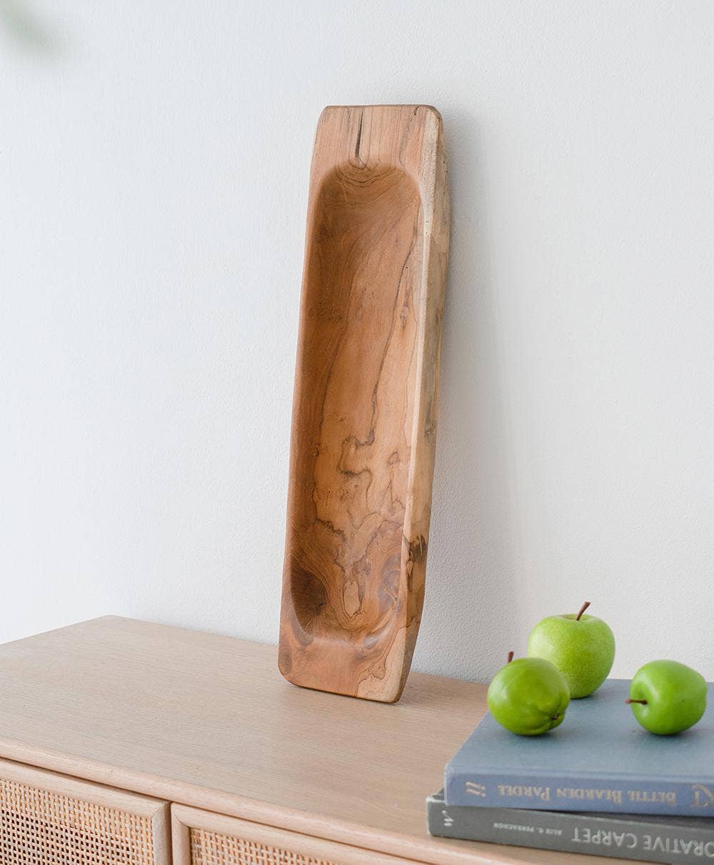 Teak Rect Tray