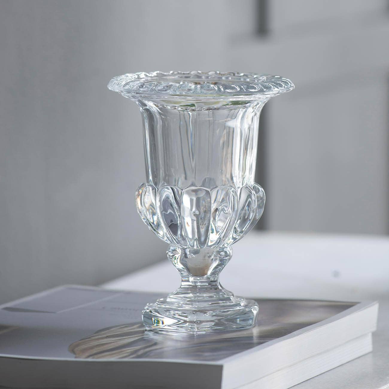 D4.5x6" Crystal Elegance Glass Vase