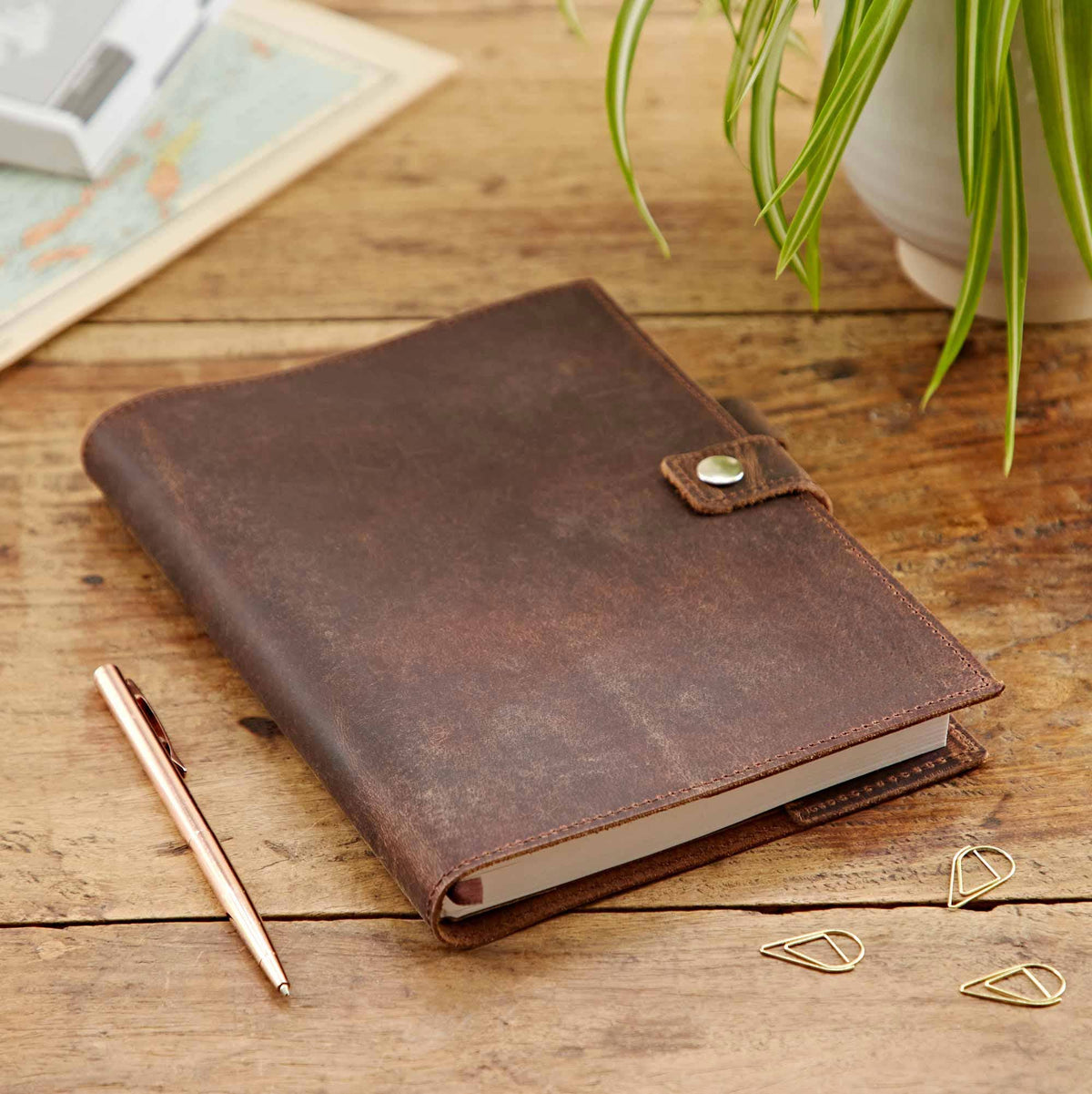 Buffalo Leather Refillable Journal