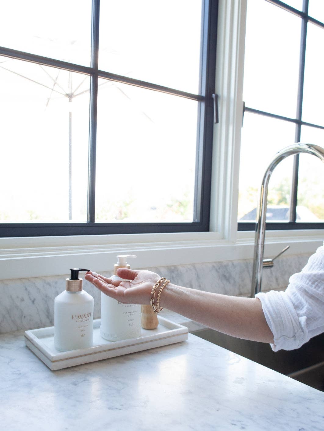 Hand Lotion (Glass Bottle)- BLUSHED BERGAMOT