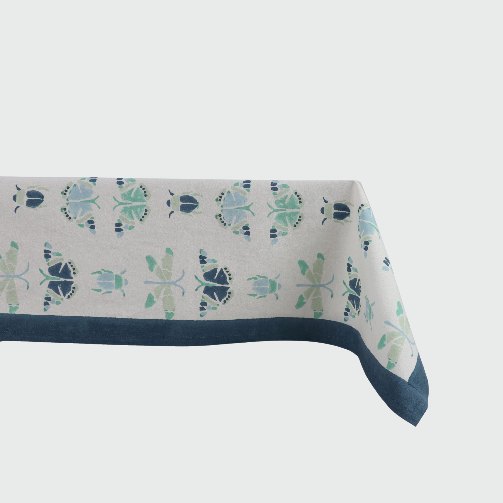 Insects Tablecloth, Blue