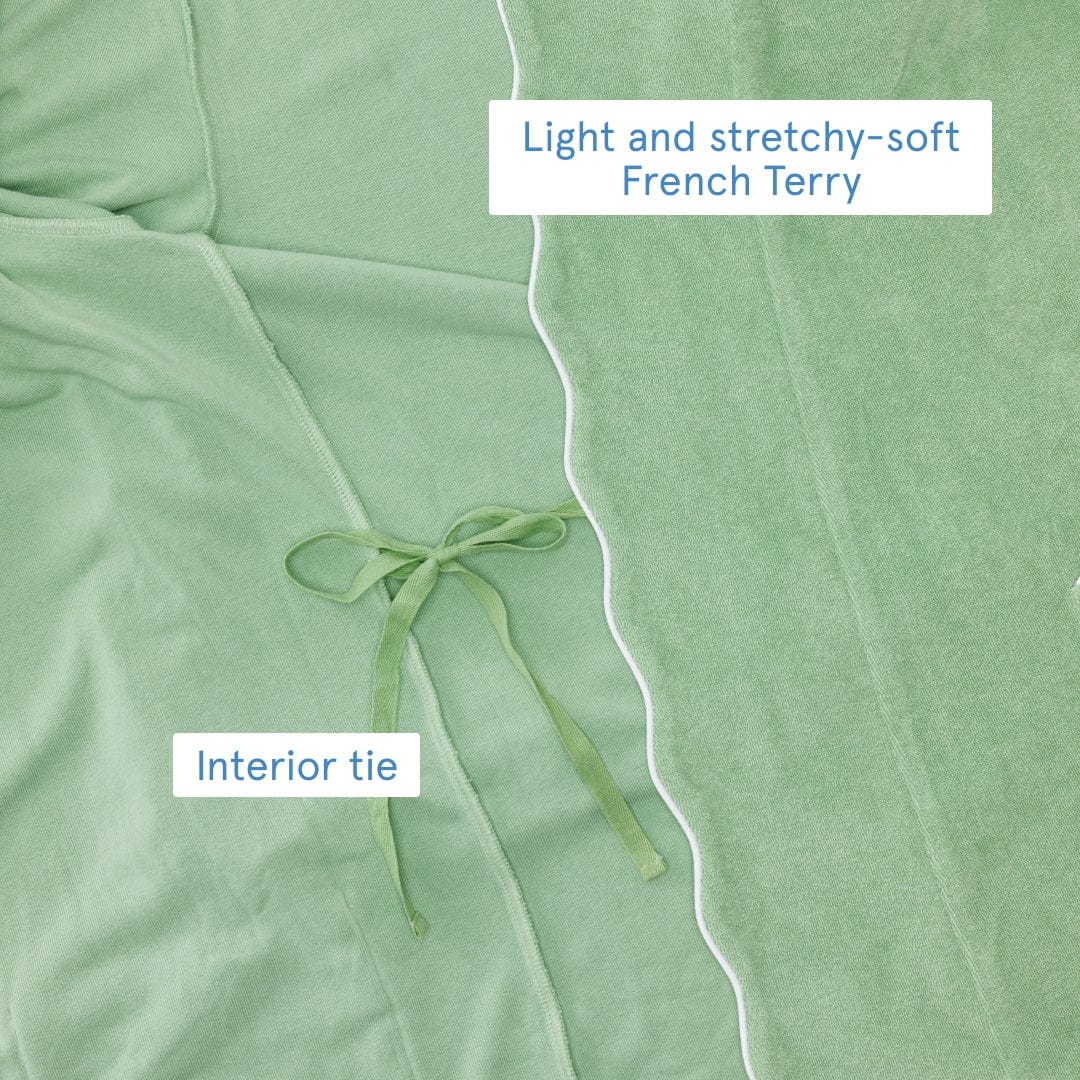 Long Scalloped Lightweight Robe
