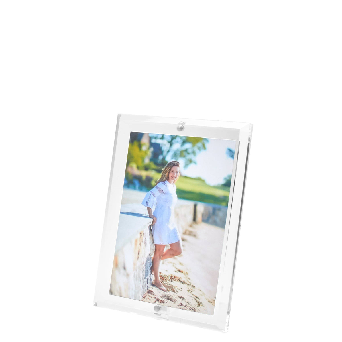 Clear Acrylic 4" x 6" Beveled Frame
