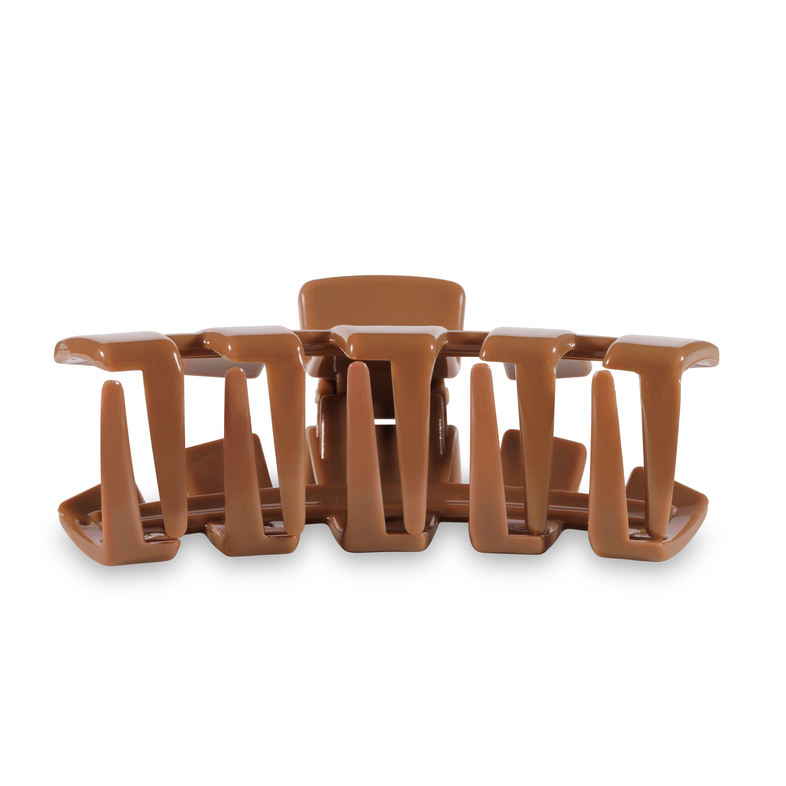 Open Caramel Large Hair Clip