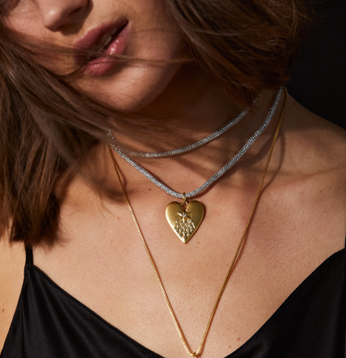 Silver Lurex Necklace Cord