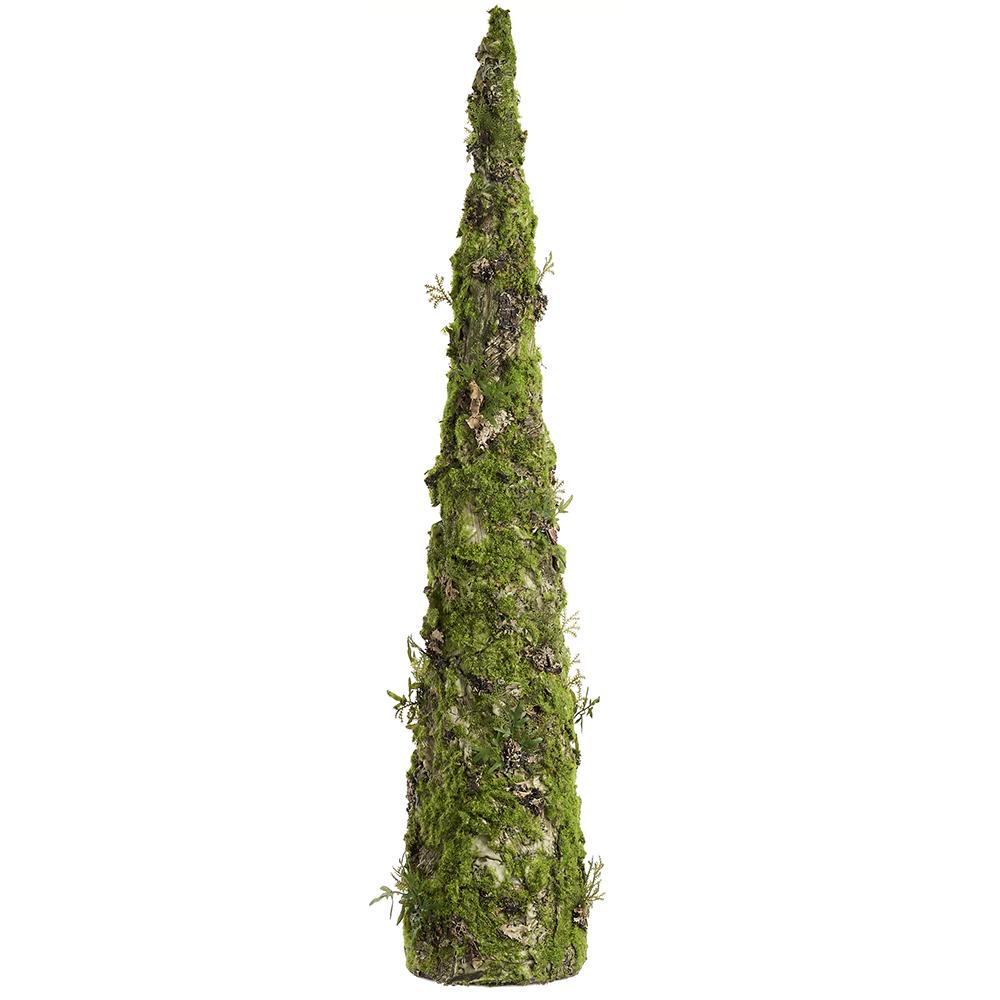 Artificial Moss Cone-Shaped Topiary -Green