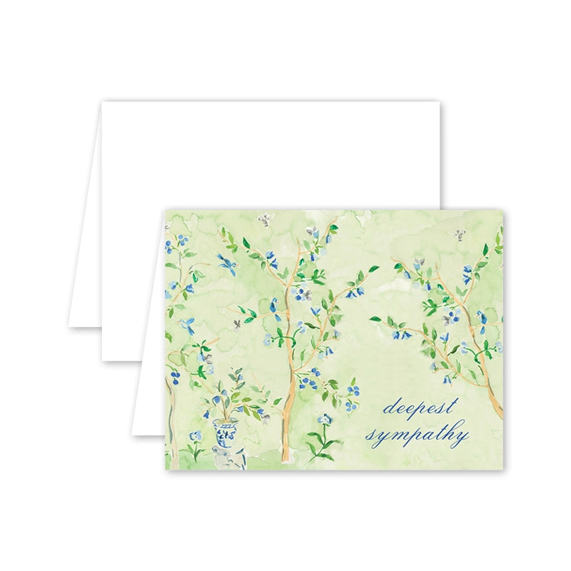 Bespoke Chinoiserie Sympathy Card Set