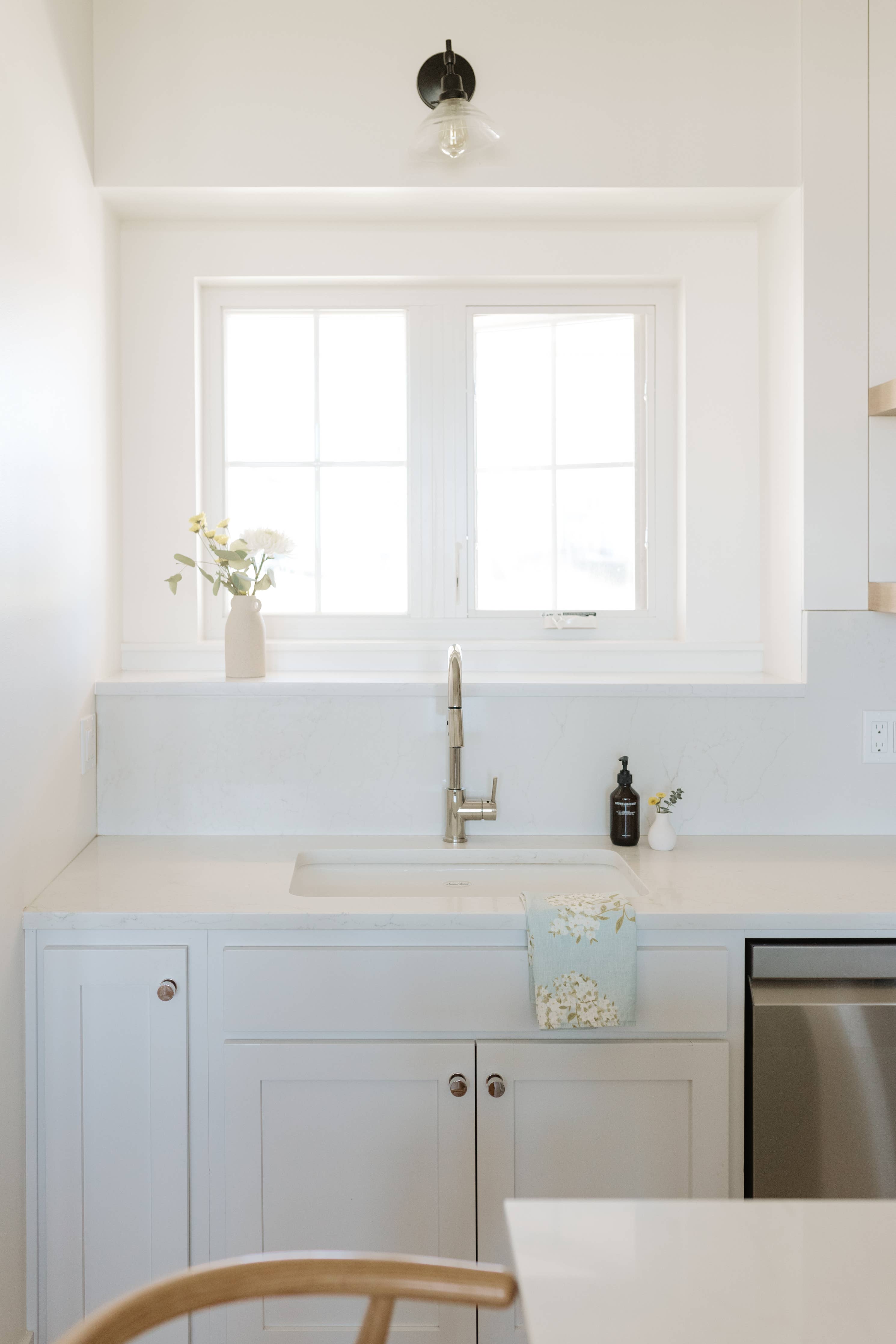 Hydrangea Linen Tea Towel