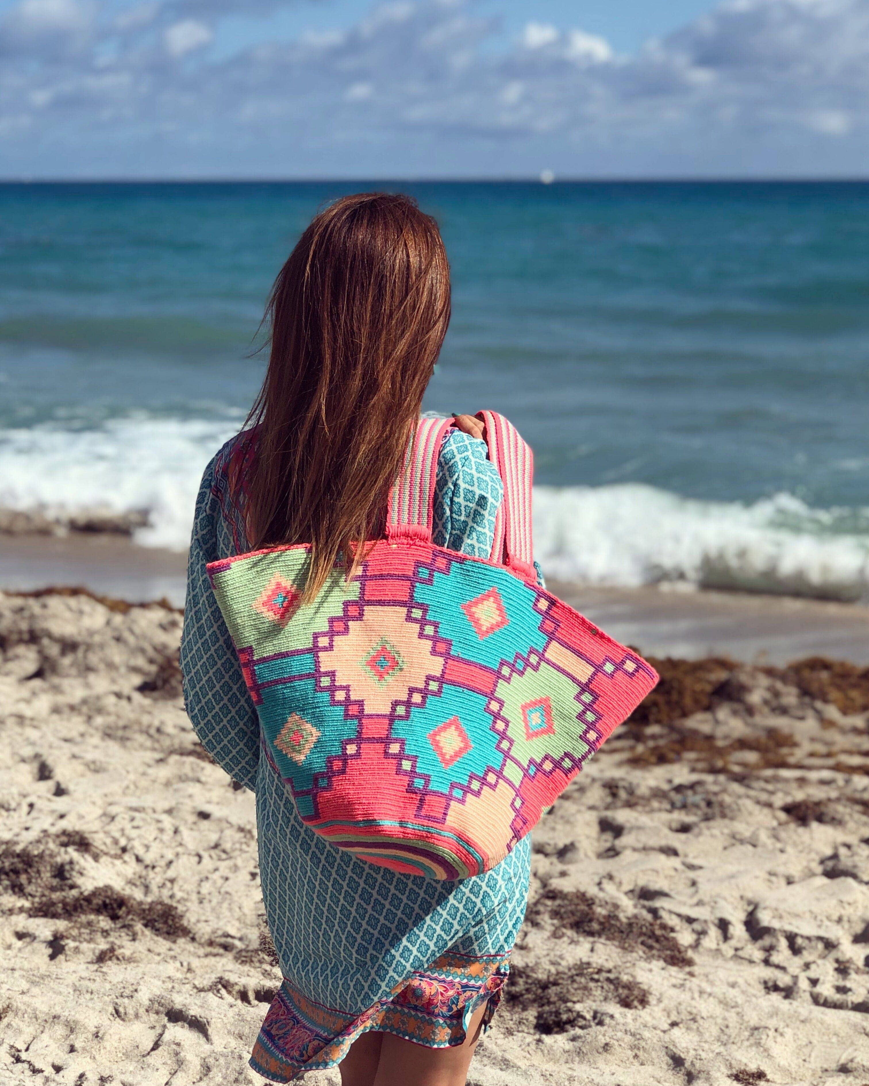 Summer Solstice Tote Bags | Summer Crochet Beach Totes