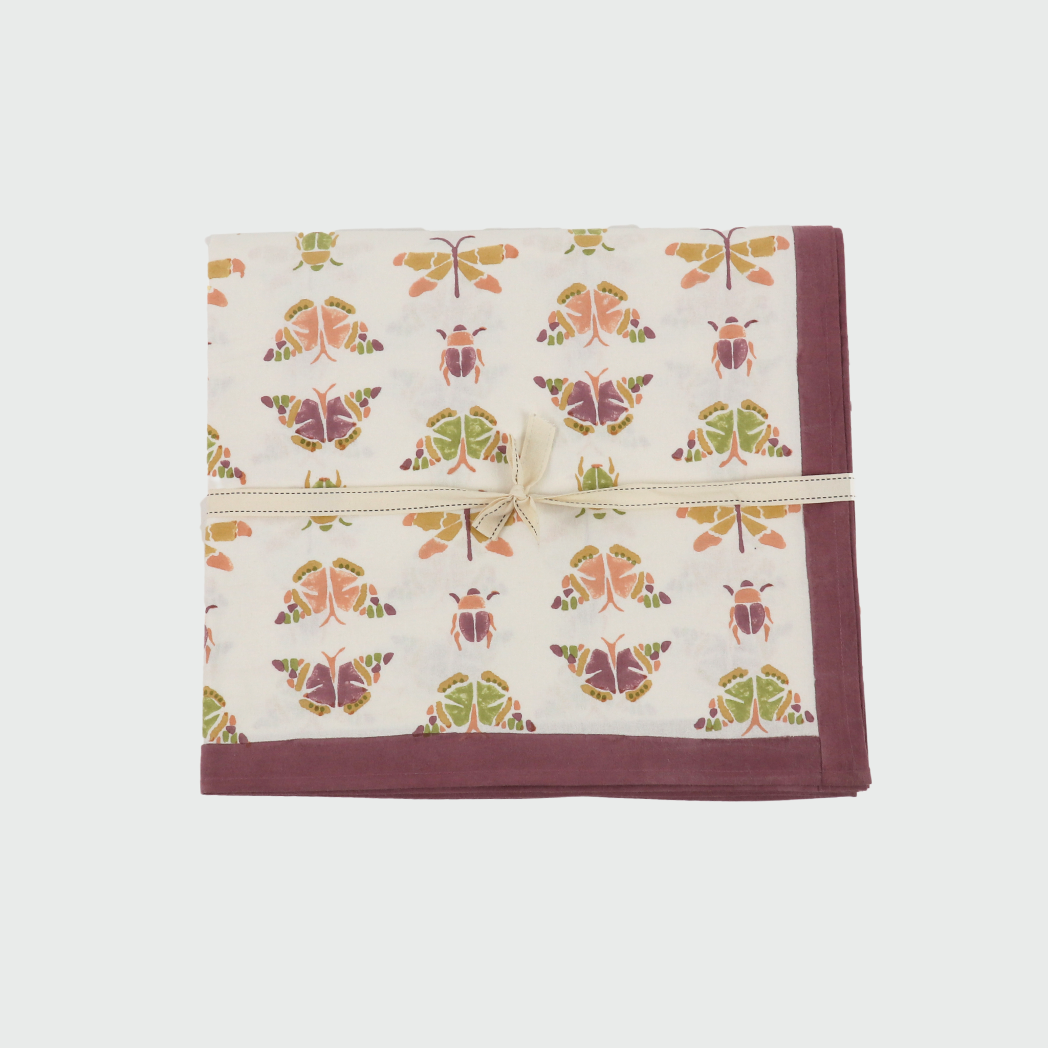 Insects Tablecloth, Violet