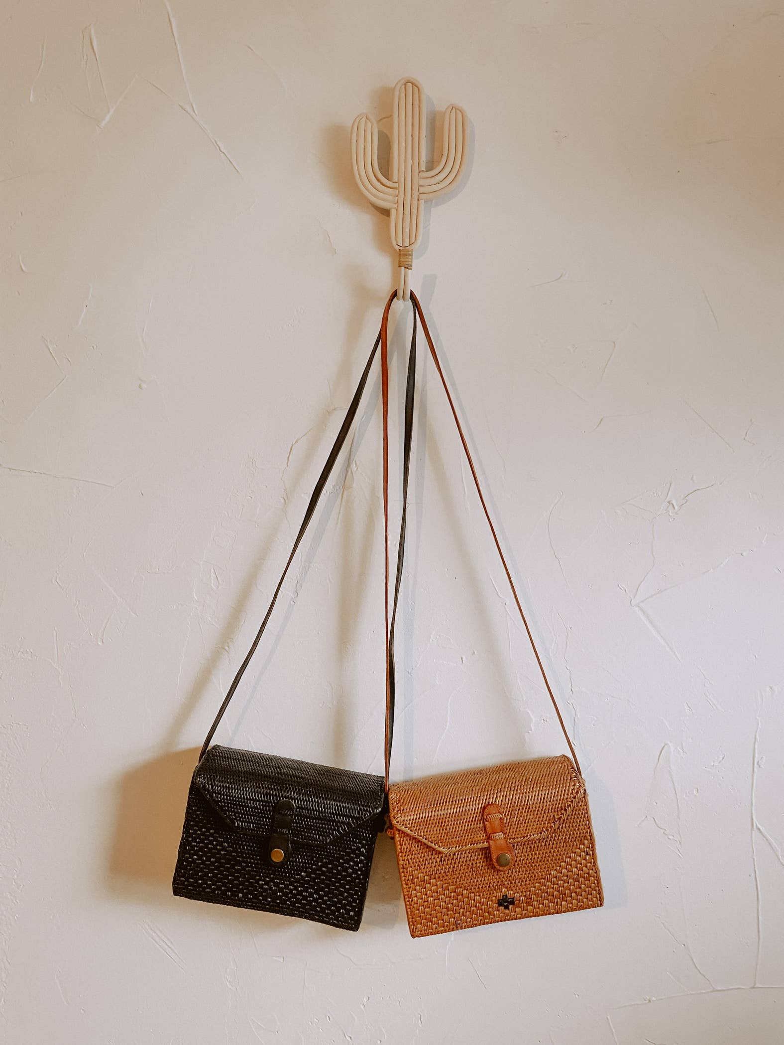 Kota Rattan Purse in Natural