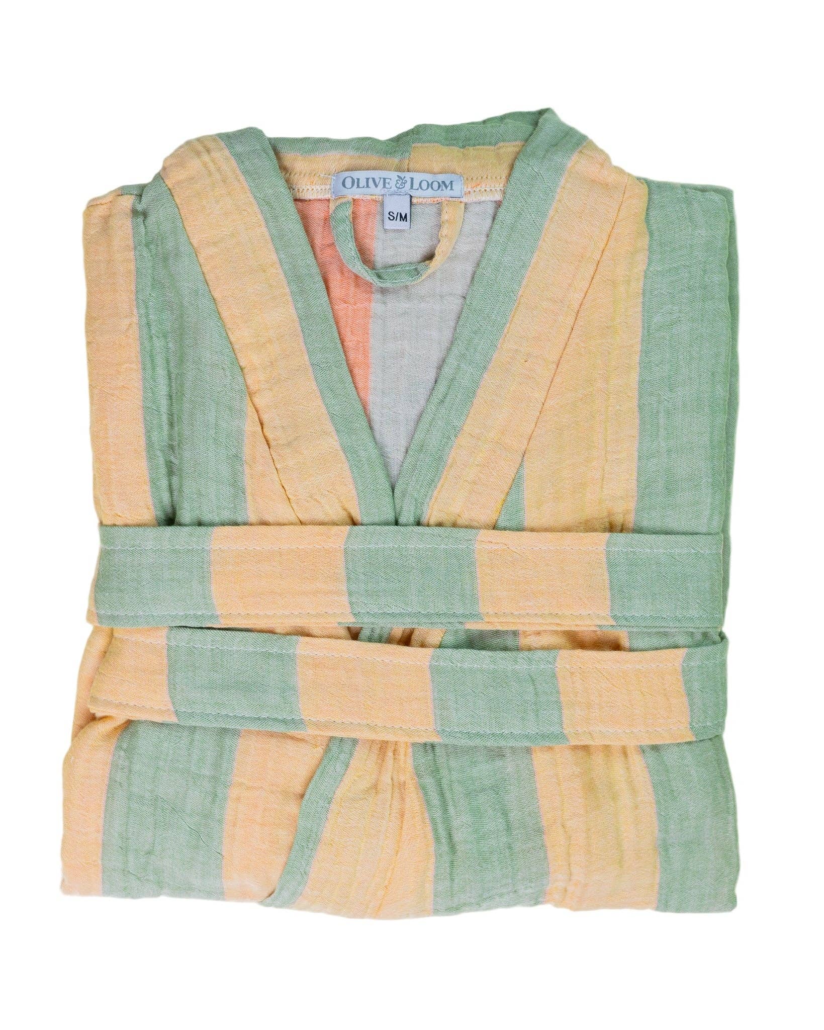 Muslin Striped Robe