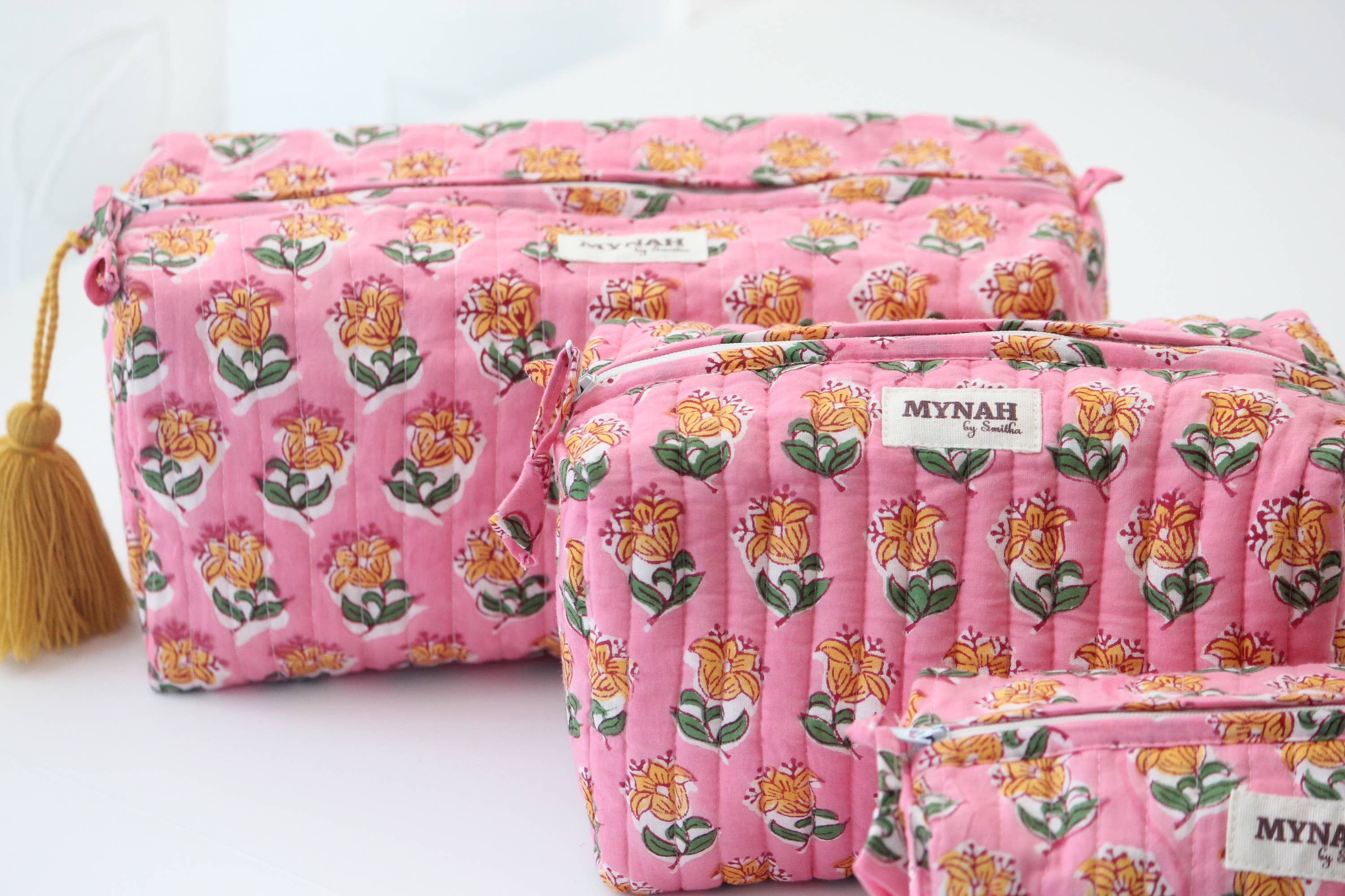 Bubblegum mot/print travel/make up/organizer/bag-LARGE only