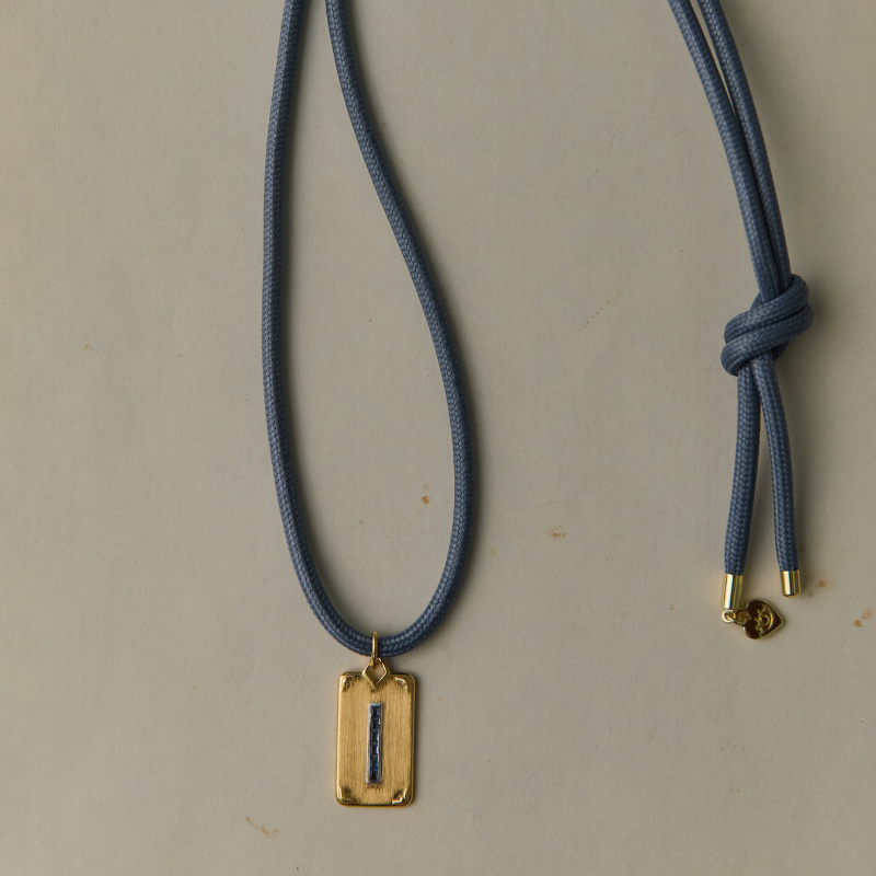 Slate Blue Necklace Cord