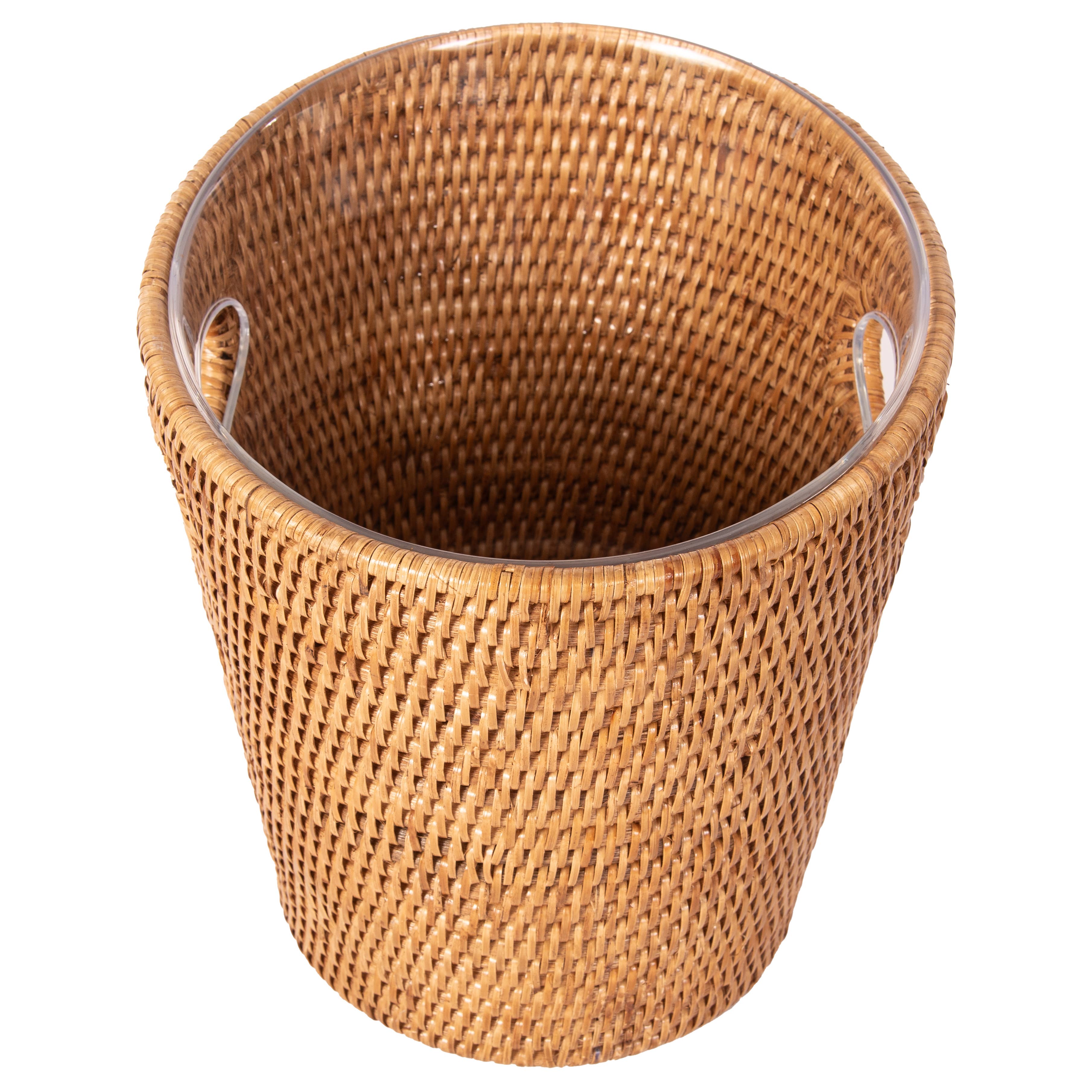 Artifacts Rattan™ Small Champagne Bucket with Acrylic