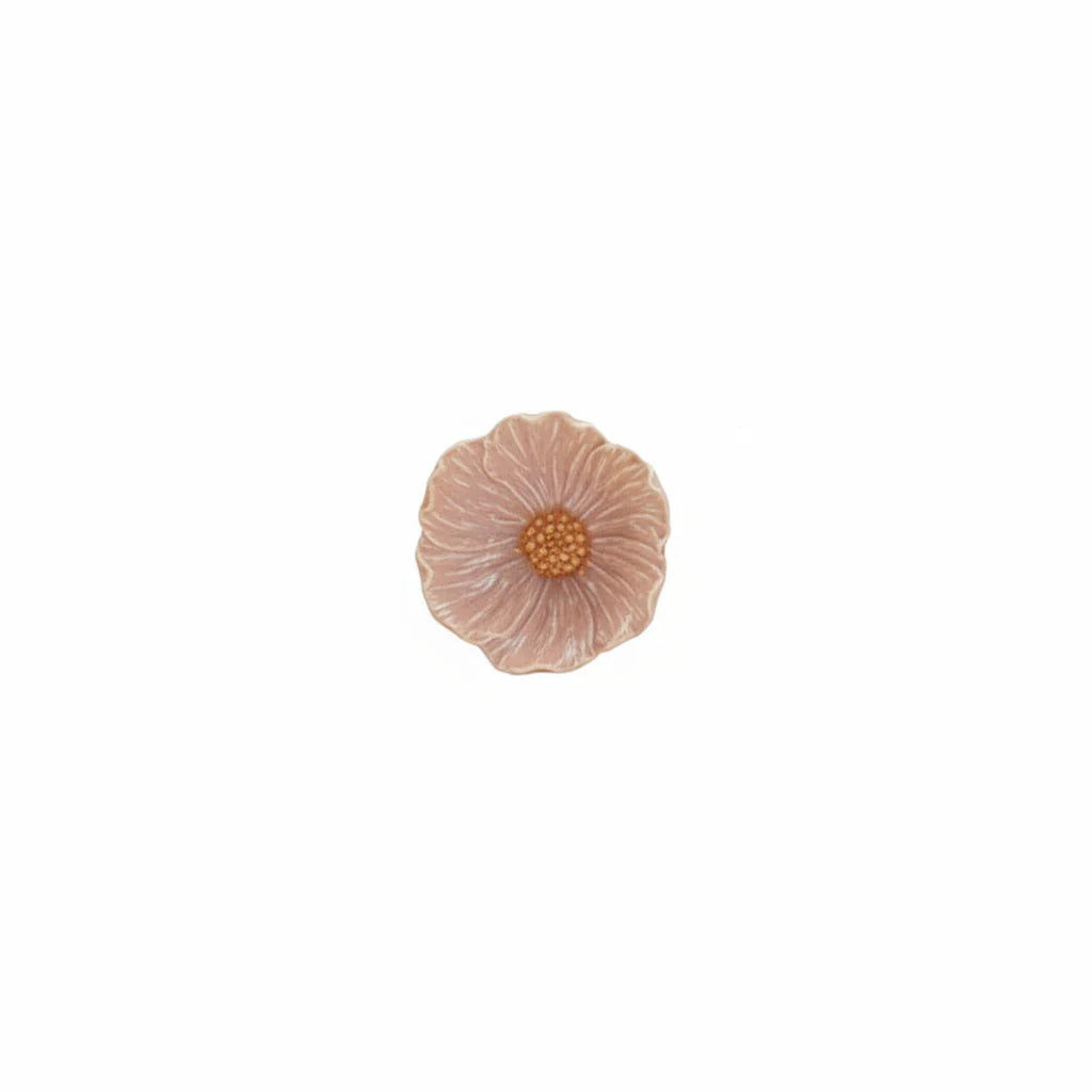 Petite Flower Stoneware Shaped Bowl