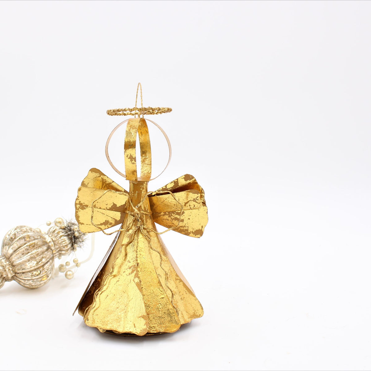 7" Gold Angel Ornament