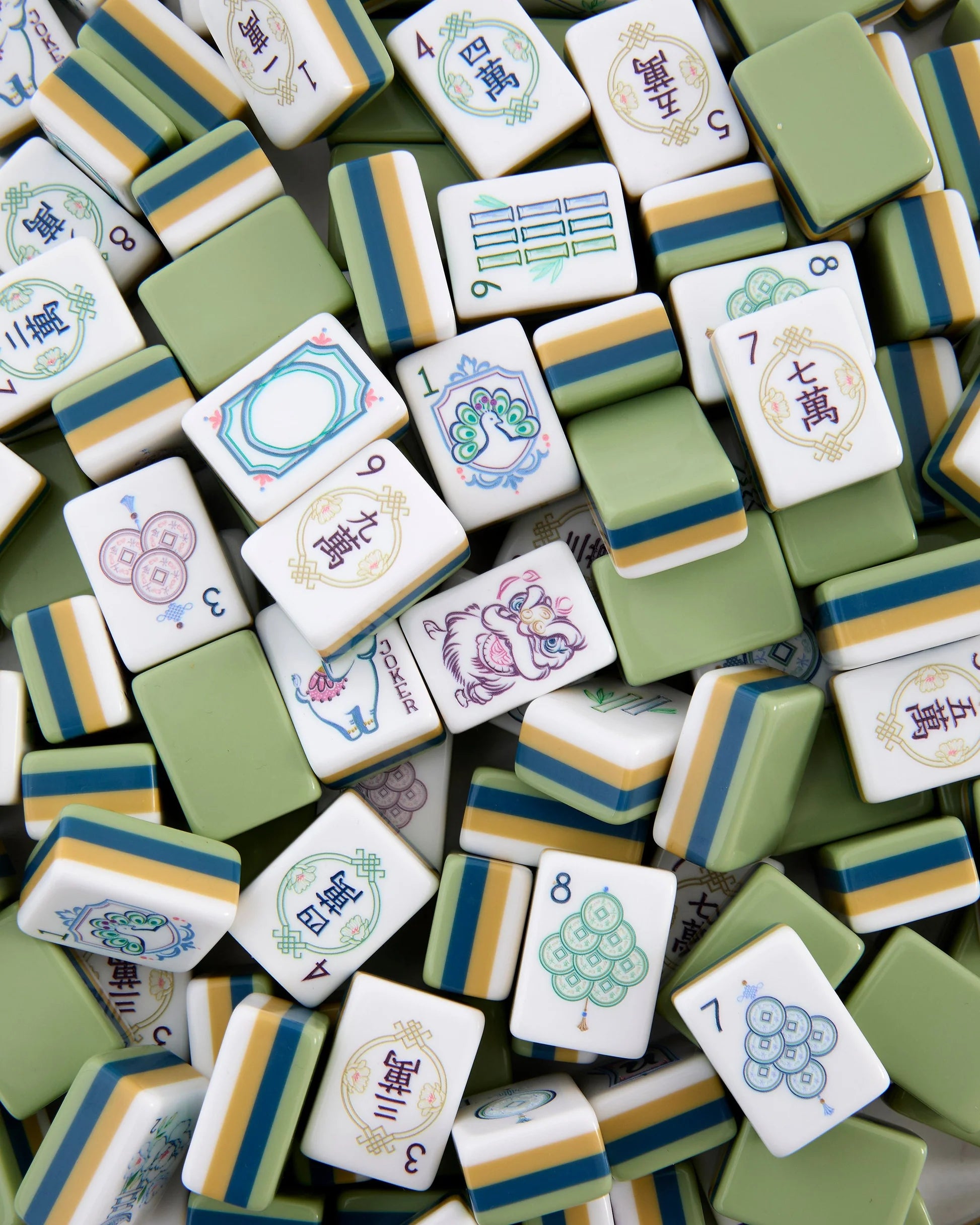 Willow Mahjong Tiles